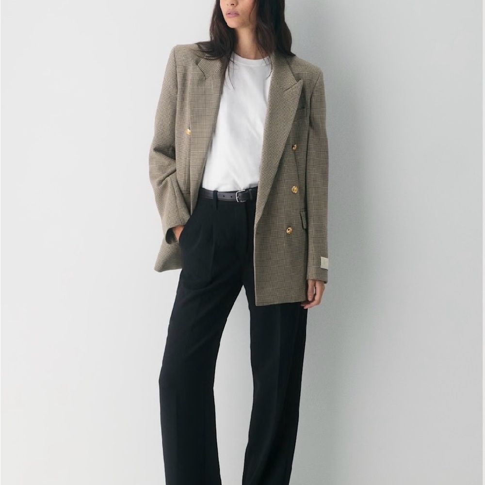 Aritzia Wilfred Effortless Black Trousers